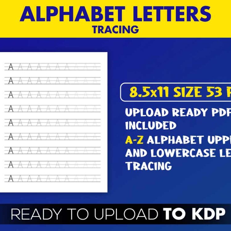 KDP Interiors: Alphabet Letters Tracing