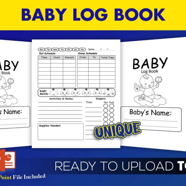 KDP Interiors: Baby Log Book
