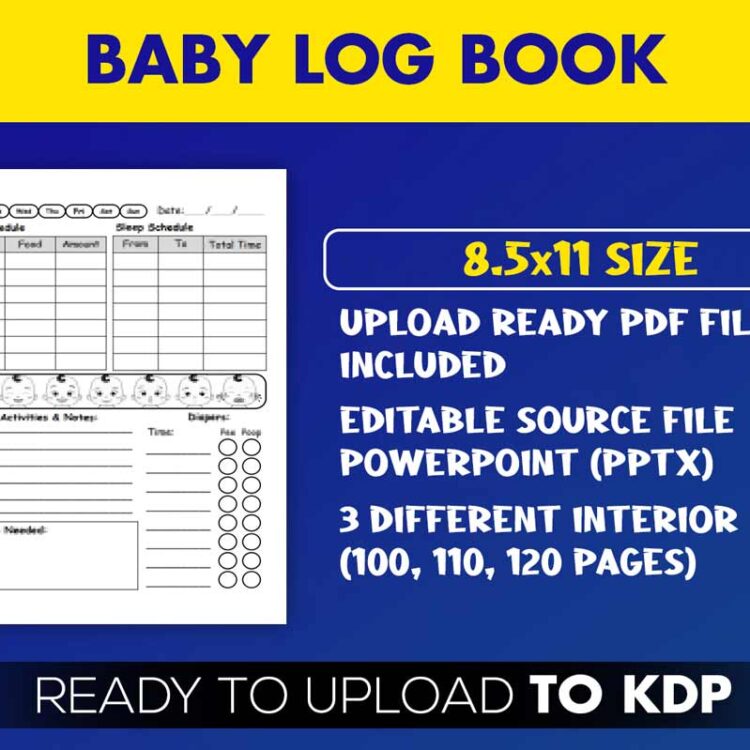 KDP Interiors: Baby Log Book