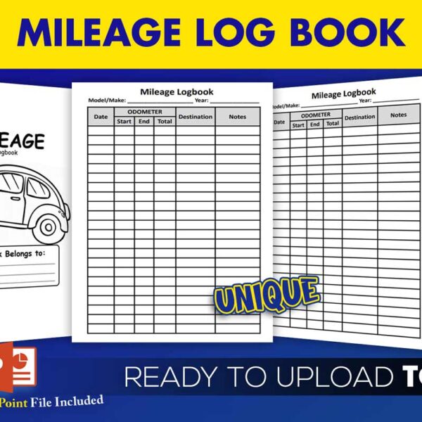 KDP Interiors: Mileage Logbook Vehicle Log