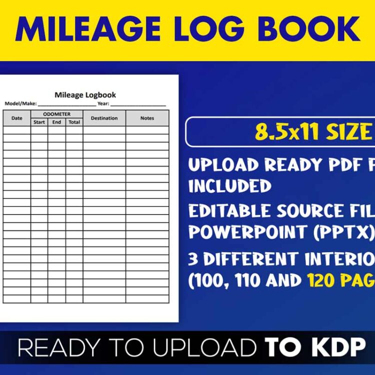 KDP Interiors: Mileage Logbook Vehicle Log