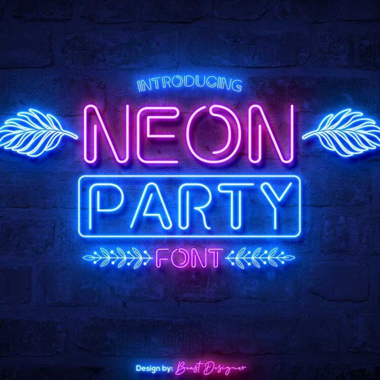 Neon Party Font