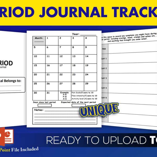 KDP Interiors: Period Journal Tracker