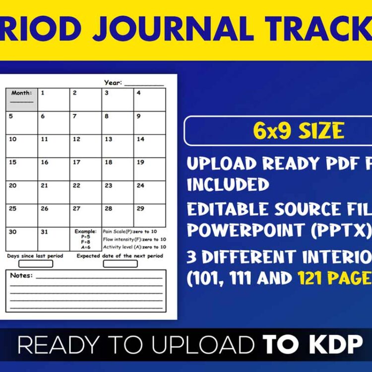 KDP Interiors: Period Journal Tracker