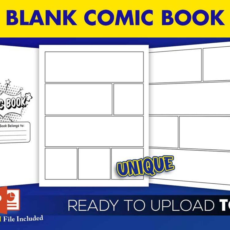 KDP Interiors: Blank Comic Book