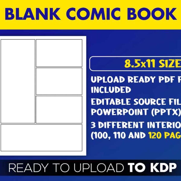 KDP Interiors: Blank Comic Book