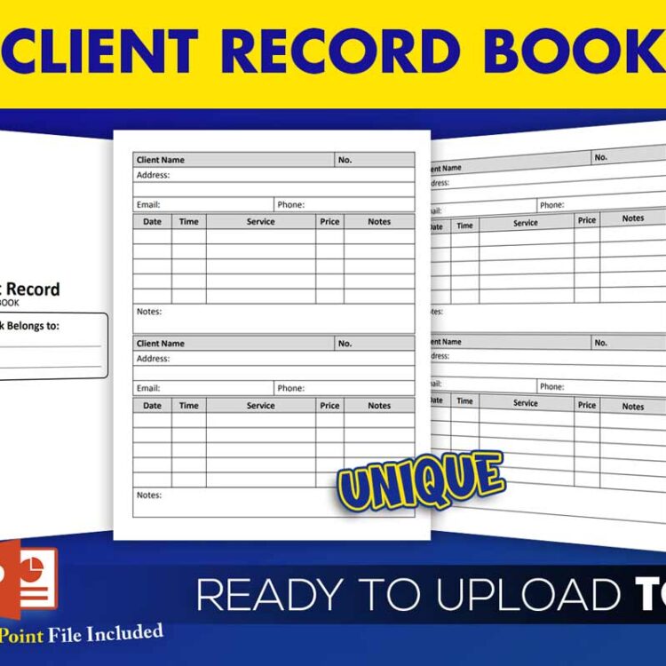 KDP Interiors: Client Record Book
