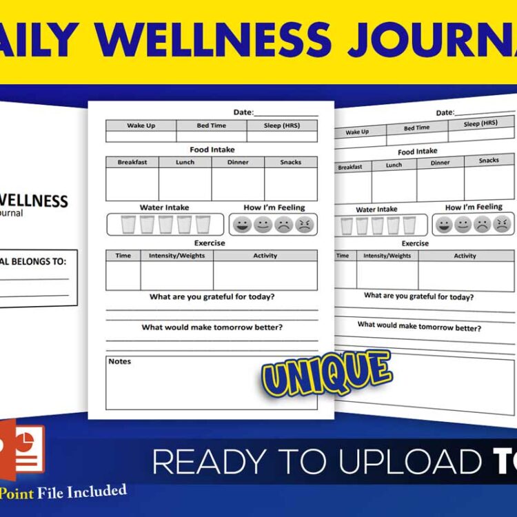 KDP Interiors: Daily Wellness Journal