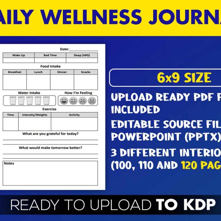 KDP Interiors: Daily Wellness Journal