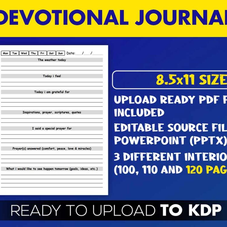 KDP Interiors: Devotional Journal