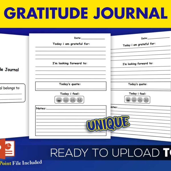 KDP Interiors: Daily Gratitude Journal