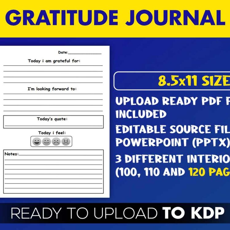 KDP Interiors: Daily Gratitude Journal