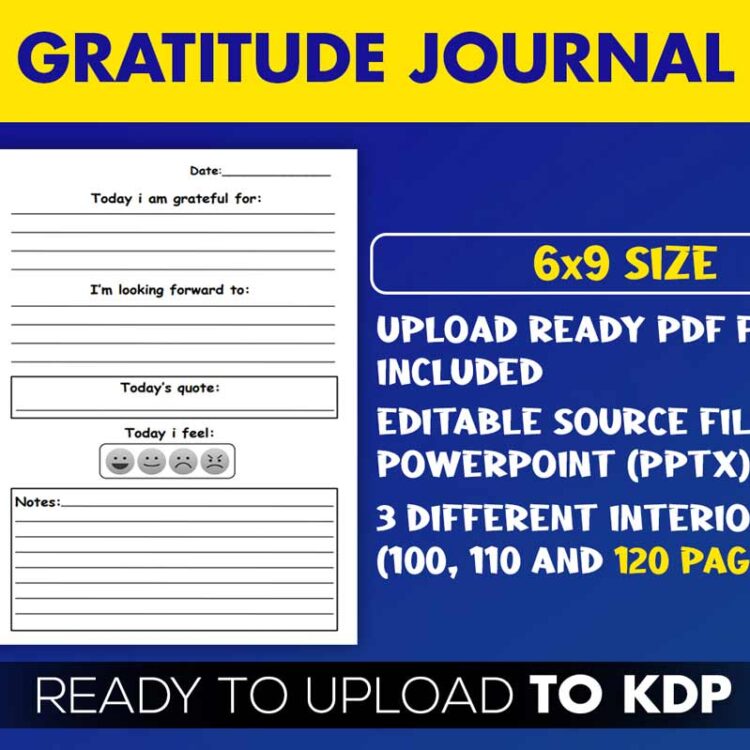 KDP Interiors: Daily Gratitude Journal