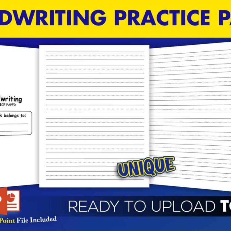 KDP Interiors: Handwriting Practice Paper