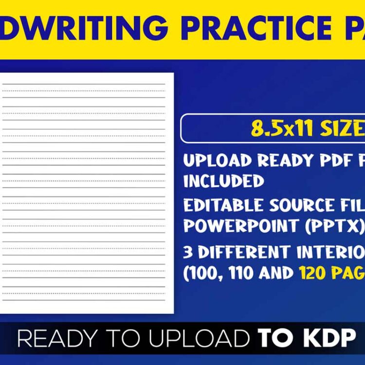 KDP Interiors: Handwriting Practice Paper