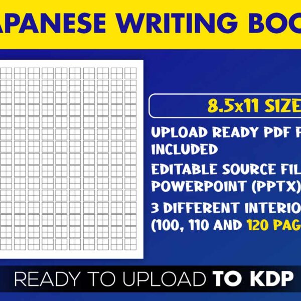 KDP Interiors: Japanese Writing Practice