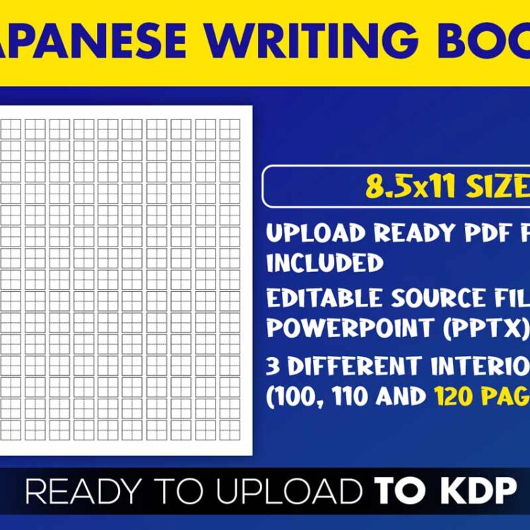 KDP Interiors: Japanese Writing Practice