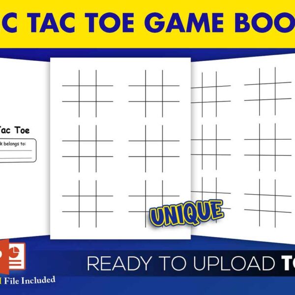 KDP Interiors: Tic Tac Toe X’s & O’s Book