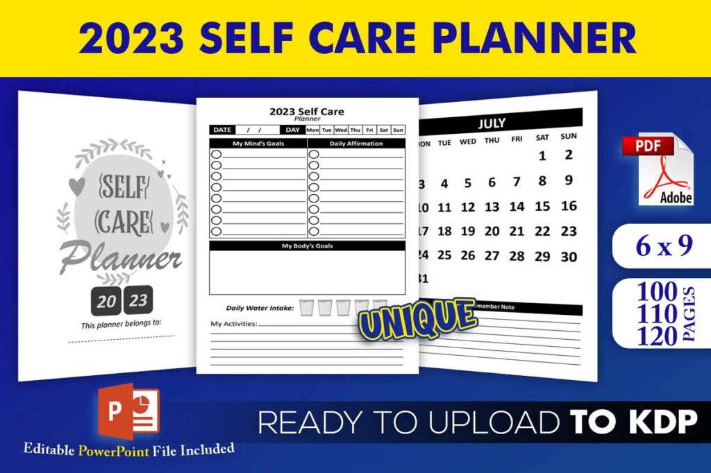 KDP Interiors: 2023 Self Care Planner - Beast Designer - Best KDP Interiors
