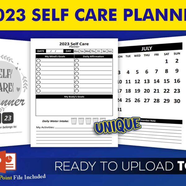 KDP Interiors: 2023 Self Care Planner