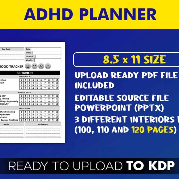 KDP Interiors: ADHD Planner Tracker