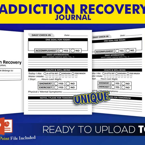 KDP Interiors: Addiction Recovery Journal