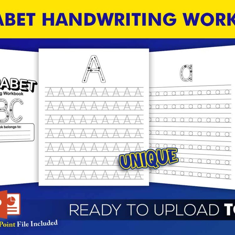 KDP Interiors: ABC Alphabet Handwriting Worksheet