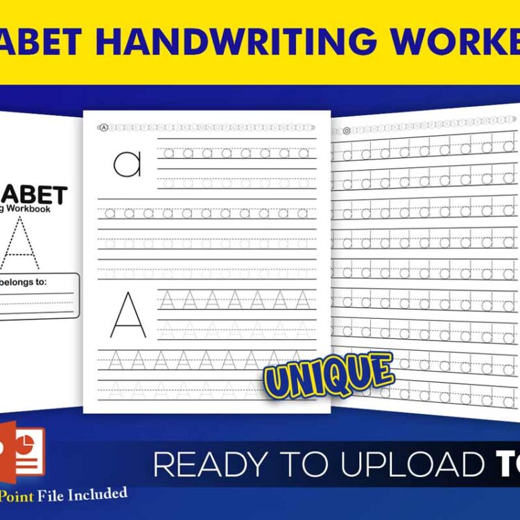 KDP Interiors: Alphabet Handwriting Workbook