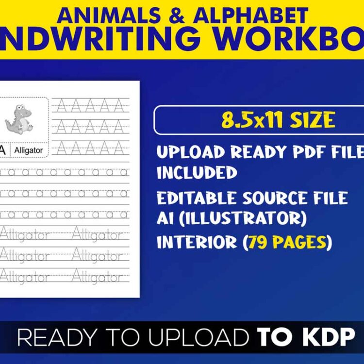 KDP Interiors: ABC Handwriting Workbook