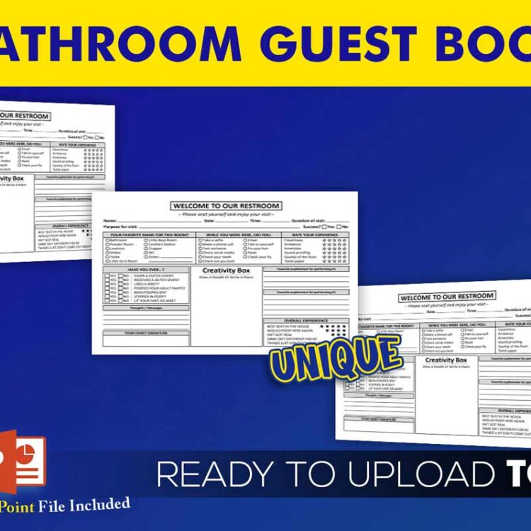 KDP Interiors: Bathroom Guest Book