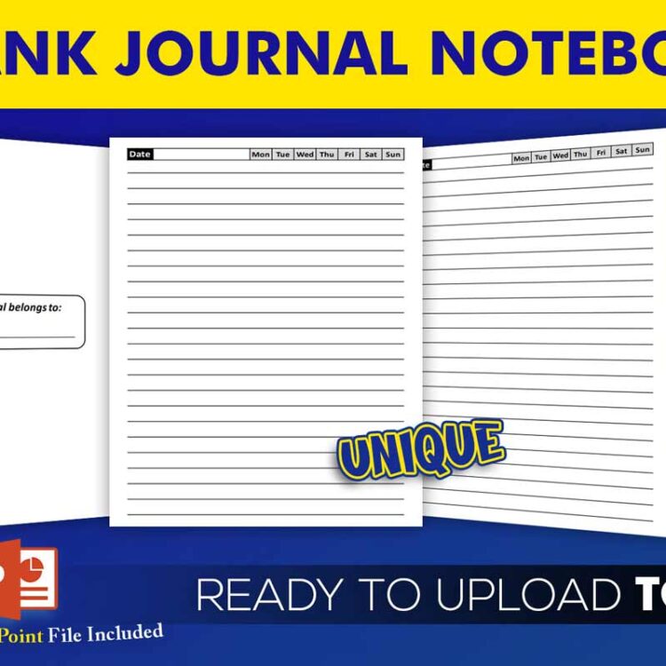 KDP Interiors: Blank Journal Notebook