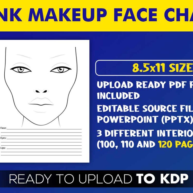 KDP Interiors: Blank Makeup Face Charts