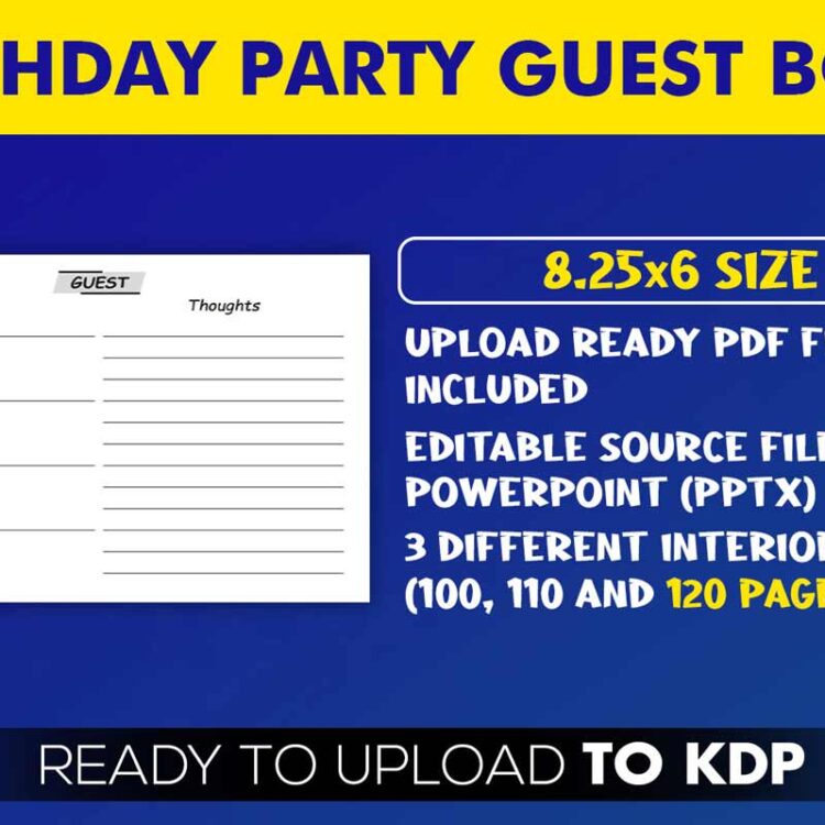 KDP Interiors: Birthday Party Guest Book