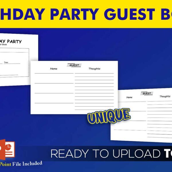 KDP Interiors: Birthday Party Guest Book