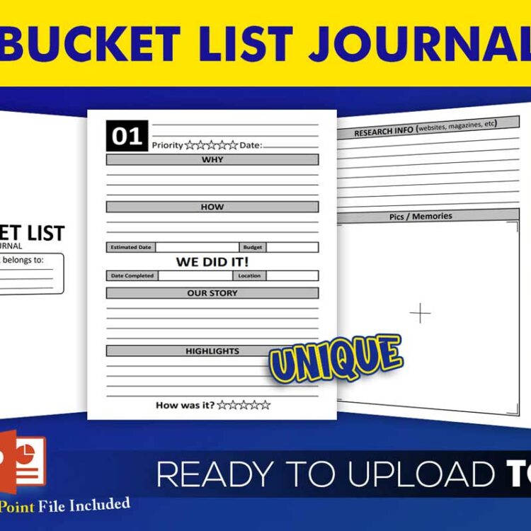 KDP Interiors: Bucket List Journal