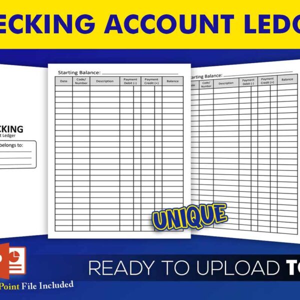 KDP Interiors: Checking Account Ledger