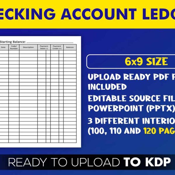 KDP Interiors: Checking Account Ledger
