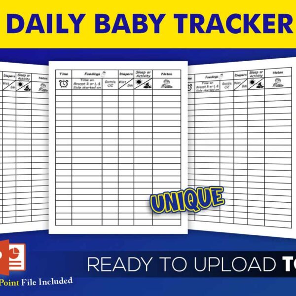 KDP Interiors: Daily Baby Logbook