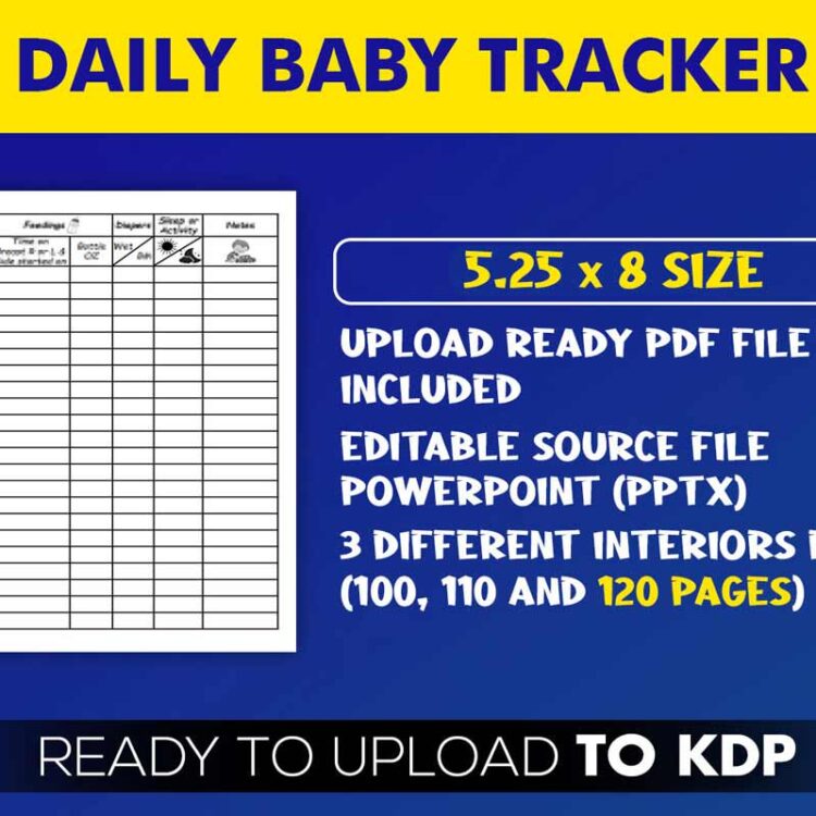 KDP Interiors: Daily Baby Logbook