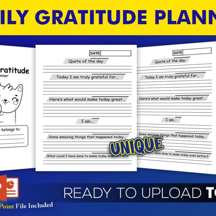 KDP Interiors: Daily Gratitude Planner