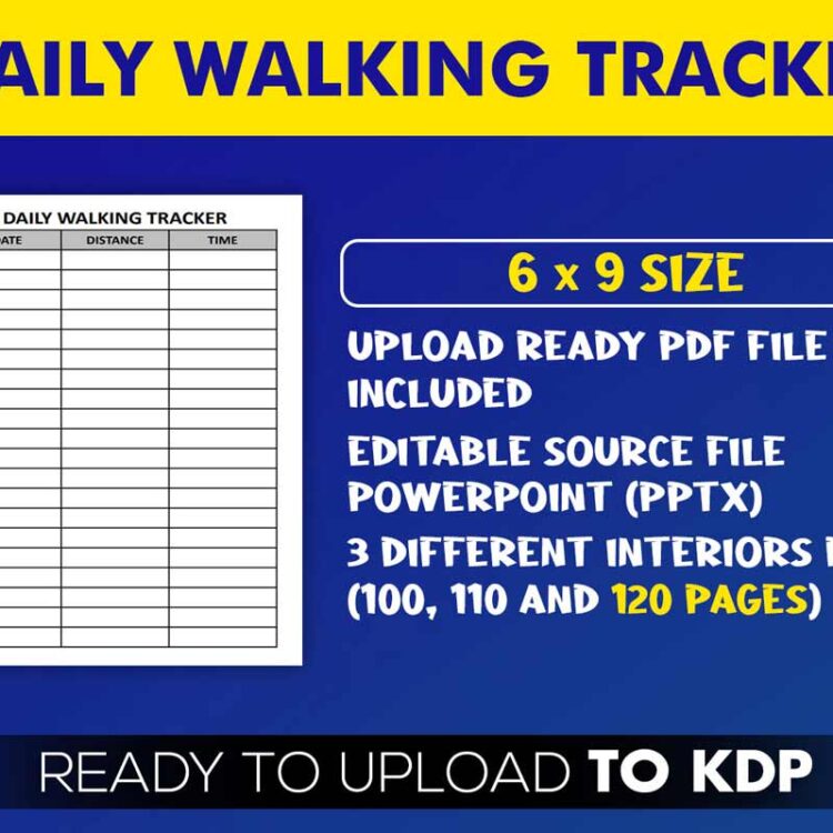 KDP Interiors: My Daily Walking Tracker