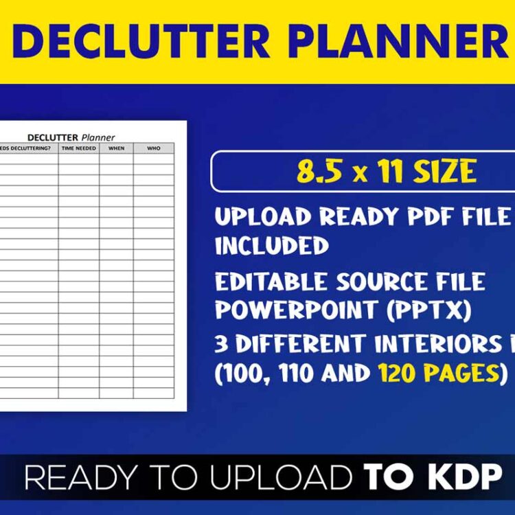 KDP Interiors: Declutter Planner