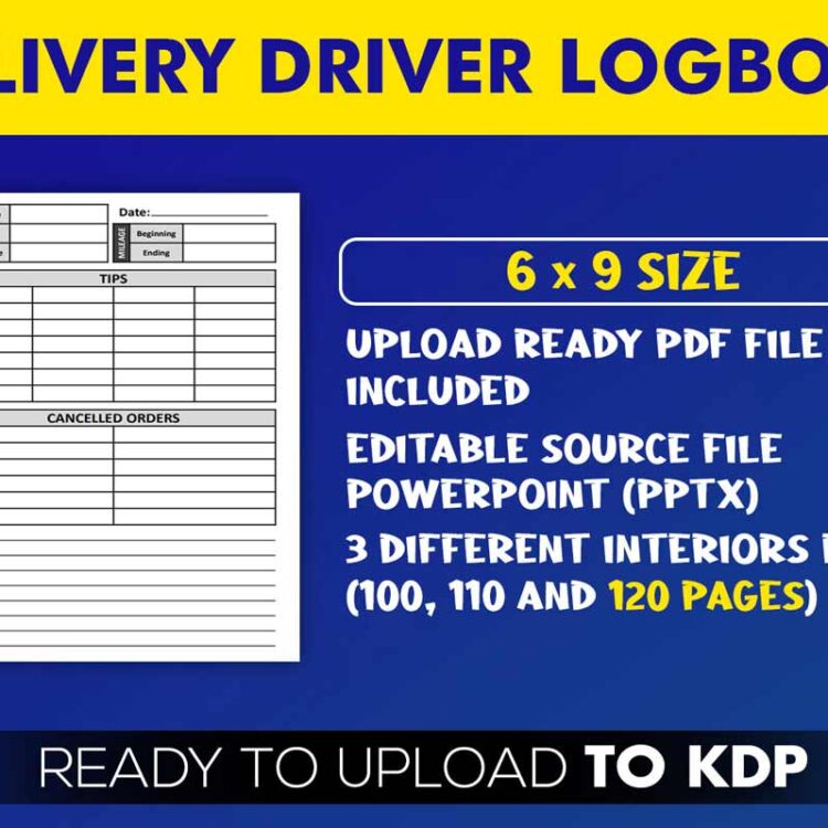KDP Interiors: Delivery Driver Logbook