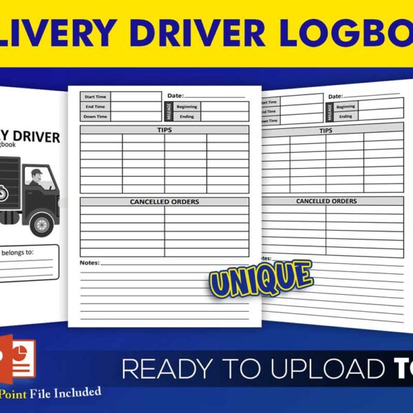 KDP Interiors: Delivery Driver Logbook