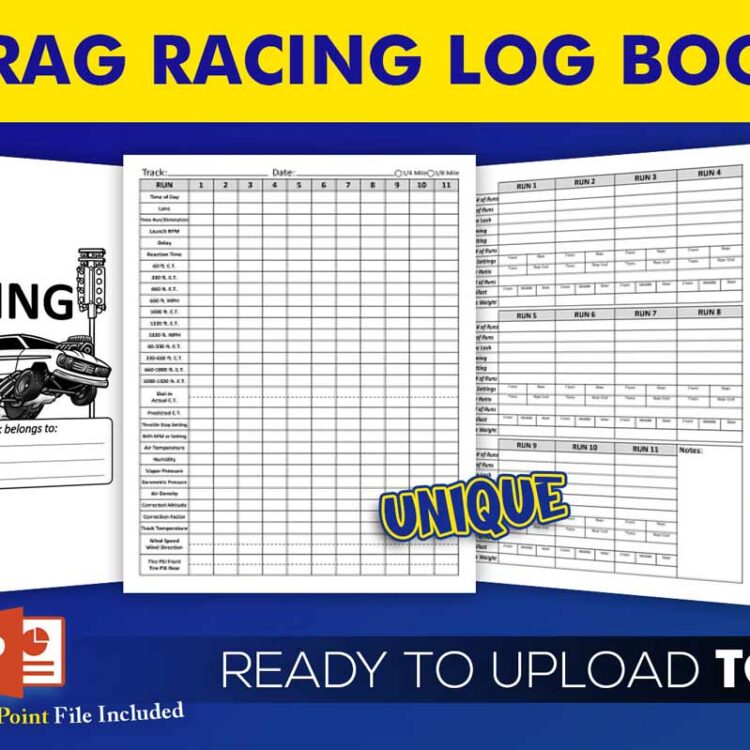 KDP Interiors: Drag Racing Log Book