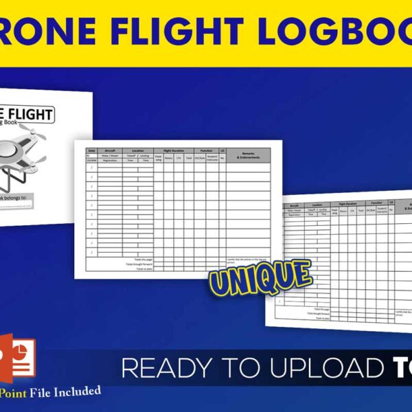 KDP Interiors: Drone Flight Log Book