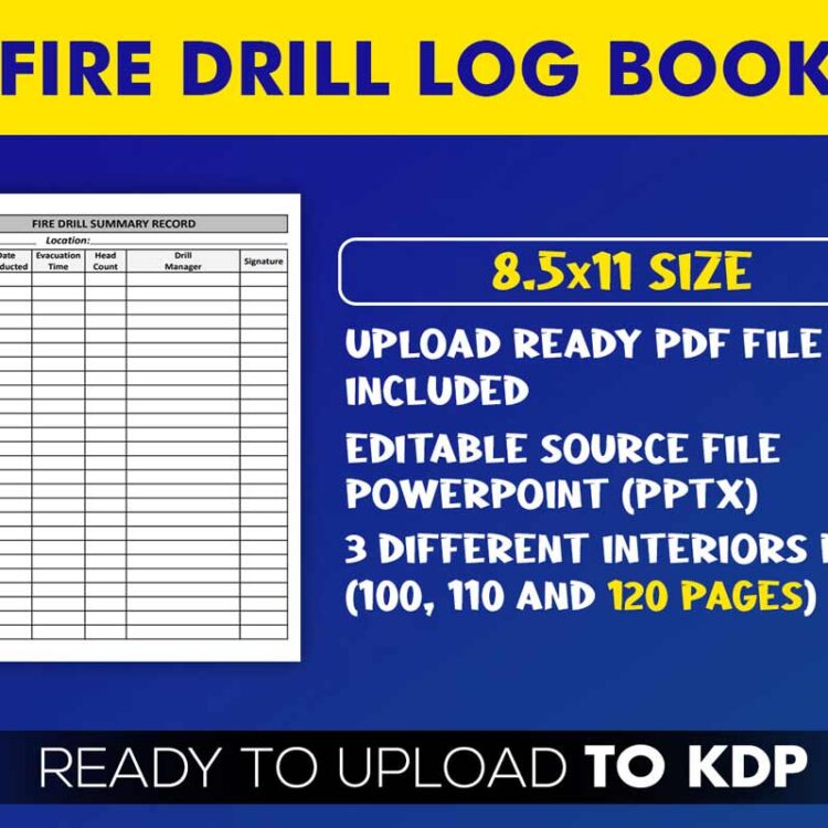 KDP Interiors: Fire Drill Logbook