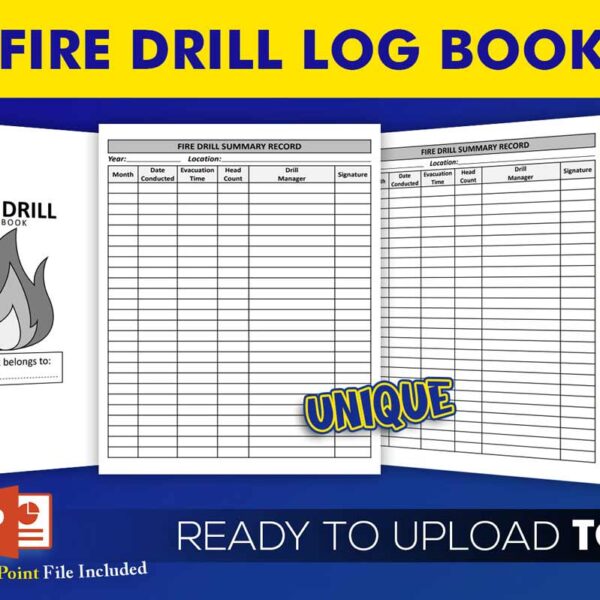 KDP Interiors: Fire Drill Logbook