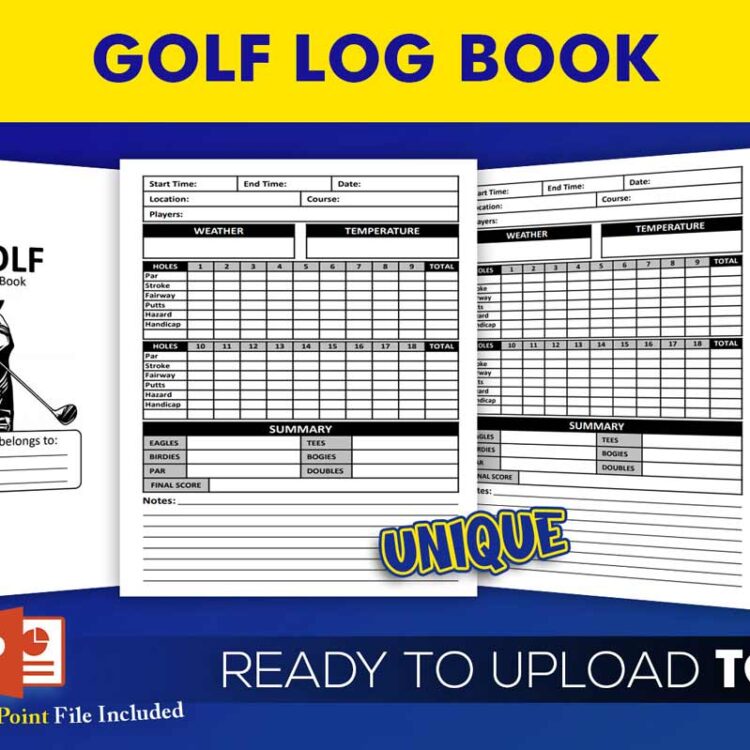 KDP Interiors: Golf Log Book