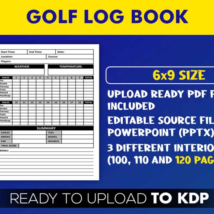 KDP Interiors: Golf Log Book
